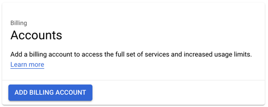 Linking Terra to Google Billing Account