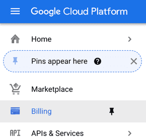 Linking Terra to a Google Billing Account