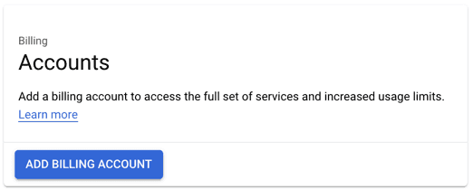 Linking Terra to a Google Billing Account